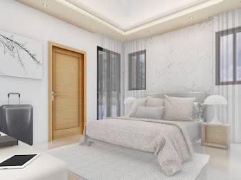 the possibility of an bed room of apartment 2 of this luxury apartments