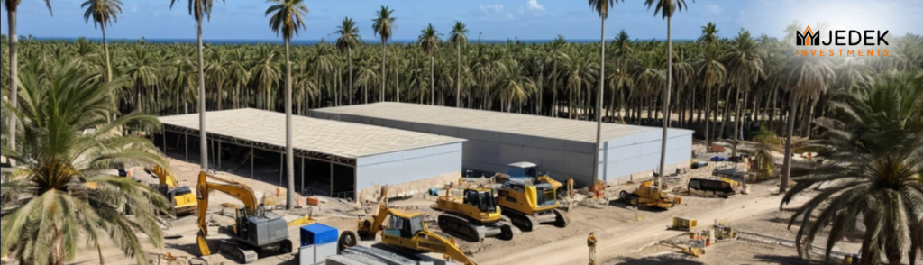 A construction project in the Dominican Republic, showcasing affordable building materials and labor costs, ideal for  investors interested in Property for sale Investment..